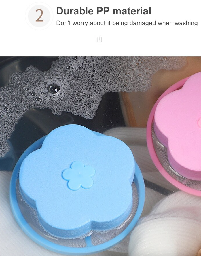 2 Pcs Floating Animal Fur Catcher Laundry Lint Animal Hair Remover For