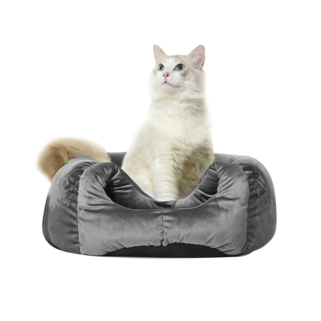 Lit pour chat igloo en forme de château