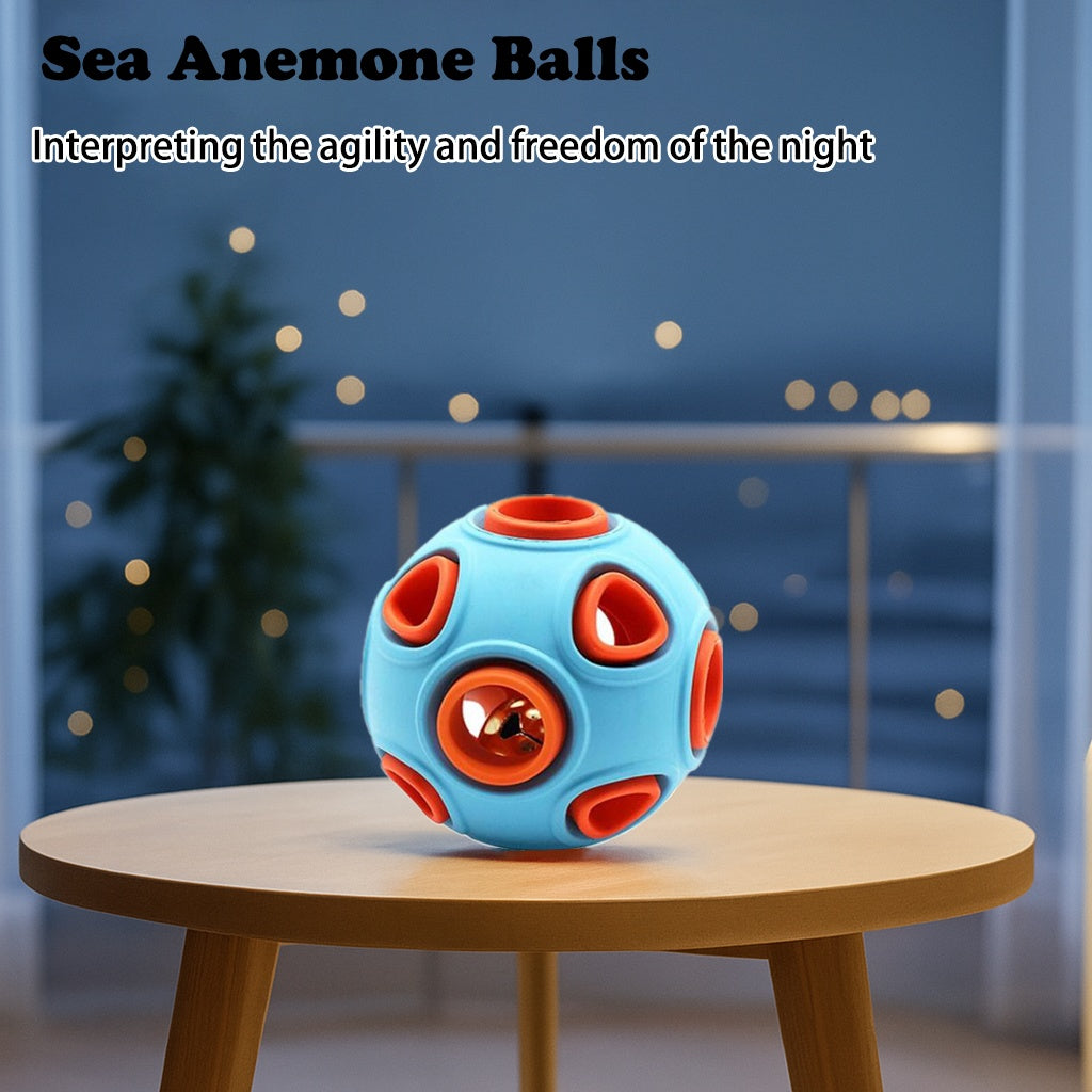 Balle en Caoutchouc avec Son de Cloche - Lot de 2