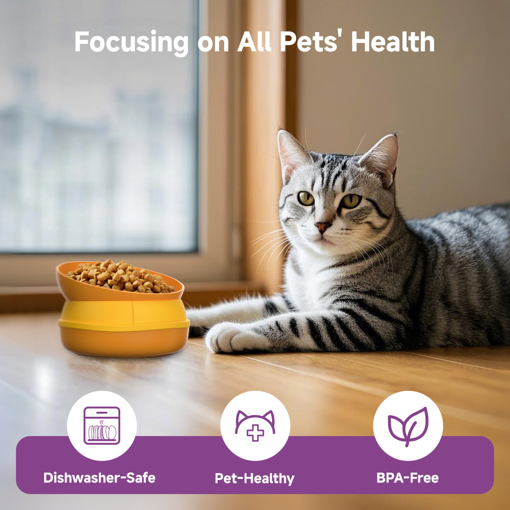 Gamelle Multi-couches Apparence Hamburger pour Chats et Chiens