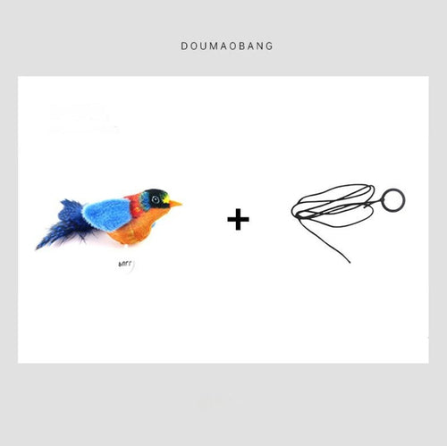 Jouet d'Appât pour Oiseaux au Design Mignon, Jouet d'Appât pour Perroquet en Simulation