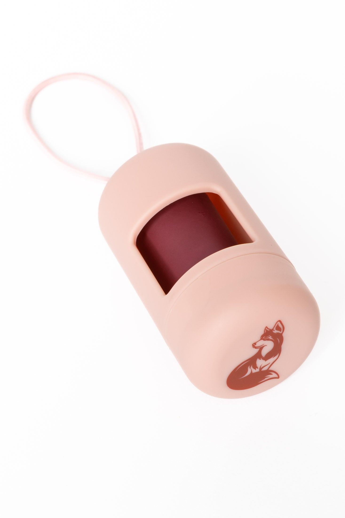 Distributeur de sacs à déchets Rose