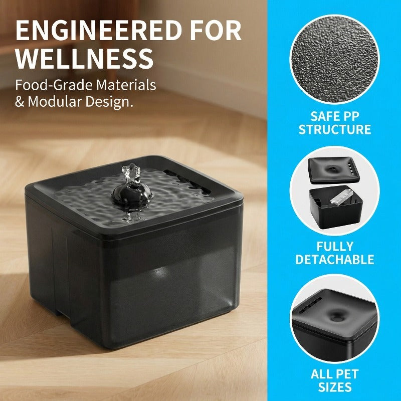 Fontaine à eau pour animaux ultra silencieuse, 3800ML grande capacité