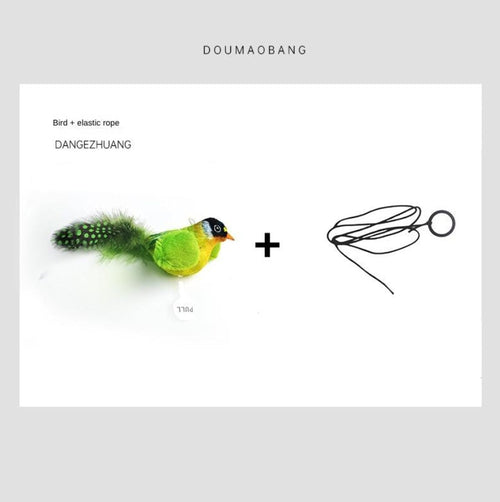 Jouet d'Appât pour Oiseaux au Design Mignon, Jouet d'Appât pour Perroquet en Simulation