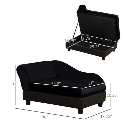 Canapé-lit pour animaux avec rangement : confort et organisation
