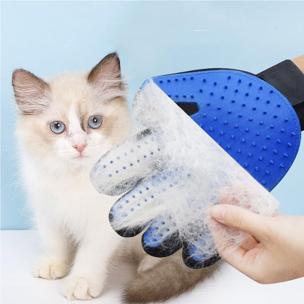 1 Paire de Gants de Toilettage pour Animaux Chat Chien Lapins Cheval