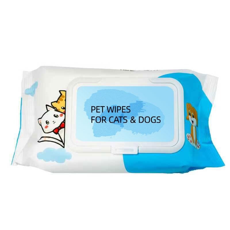 Lingettes Humides pour Pattes, Oreilles et Yeux, à Base de Plantes