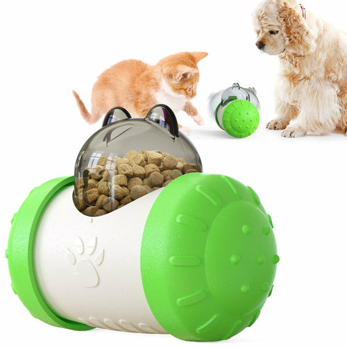 Balle interactive pour chiens et chats avec distributeur de nourriture