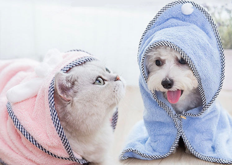 Peignoir pour animaux de compagnie
