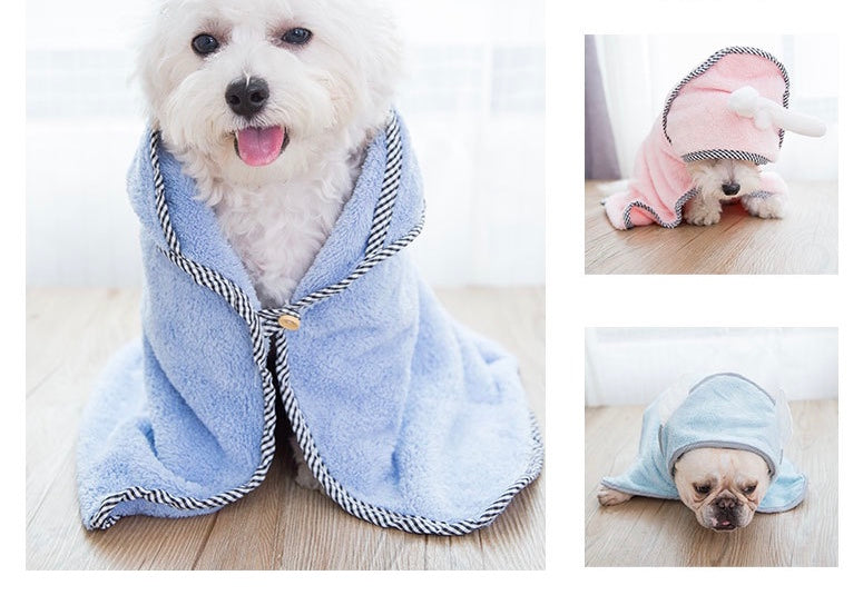 Peignoir pour animaux de compagnie