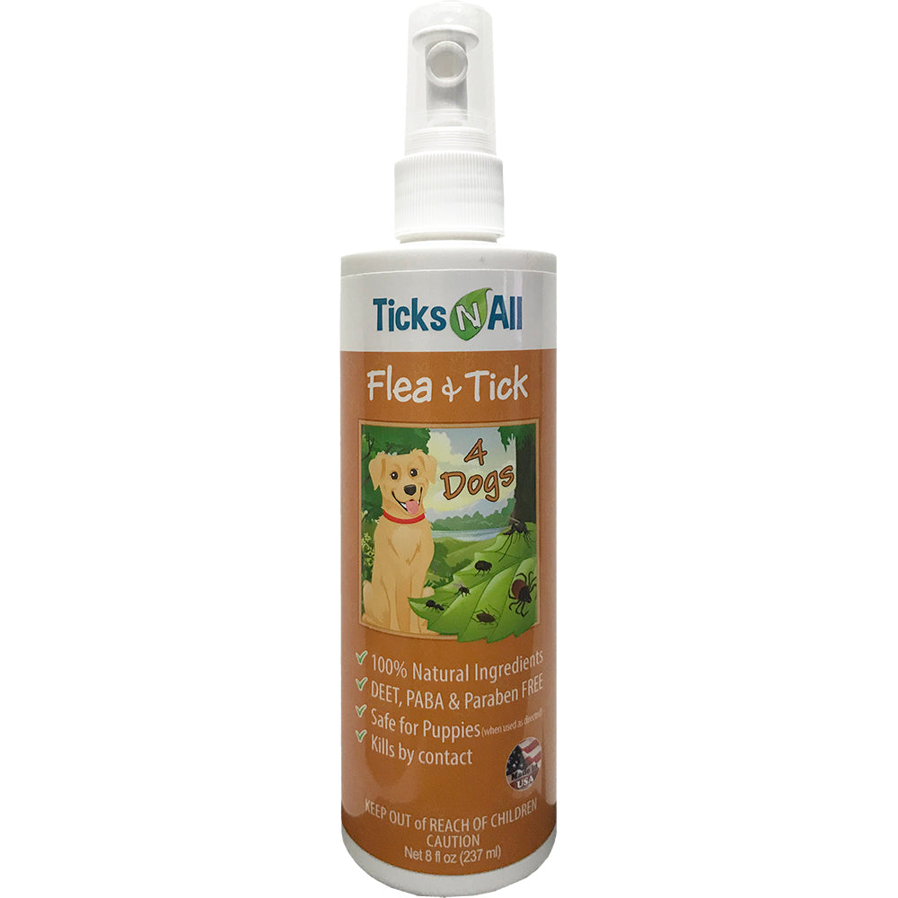 All Natural Flea & Tick 4 Chiens 8oz