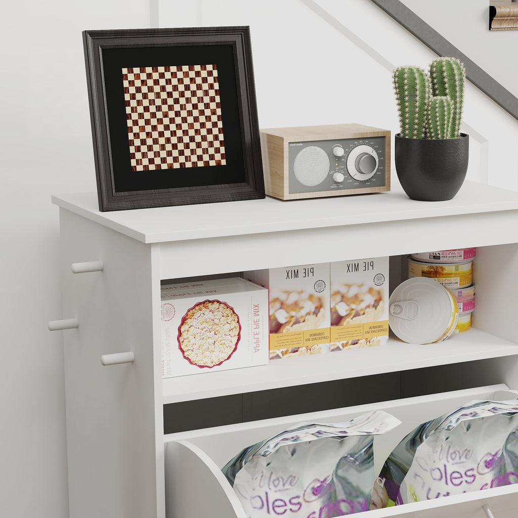 Station de Nourriture pour Animaux avec Rangement