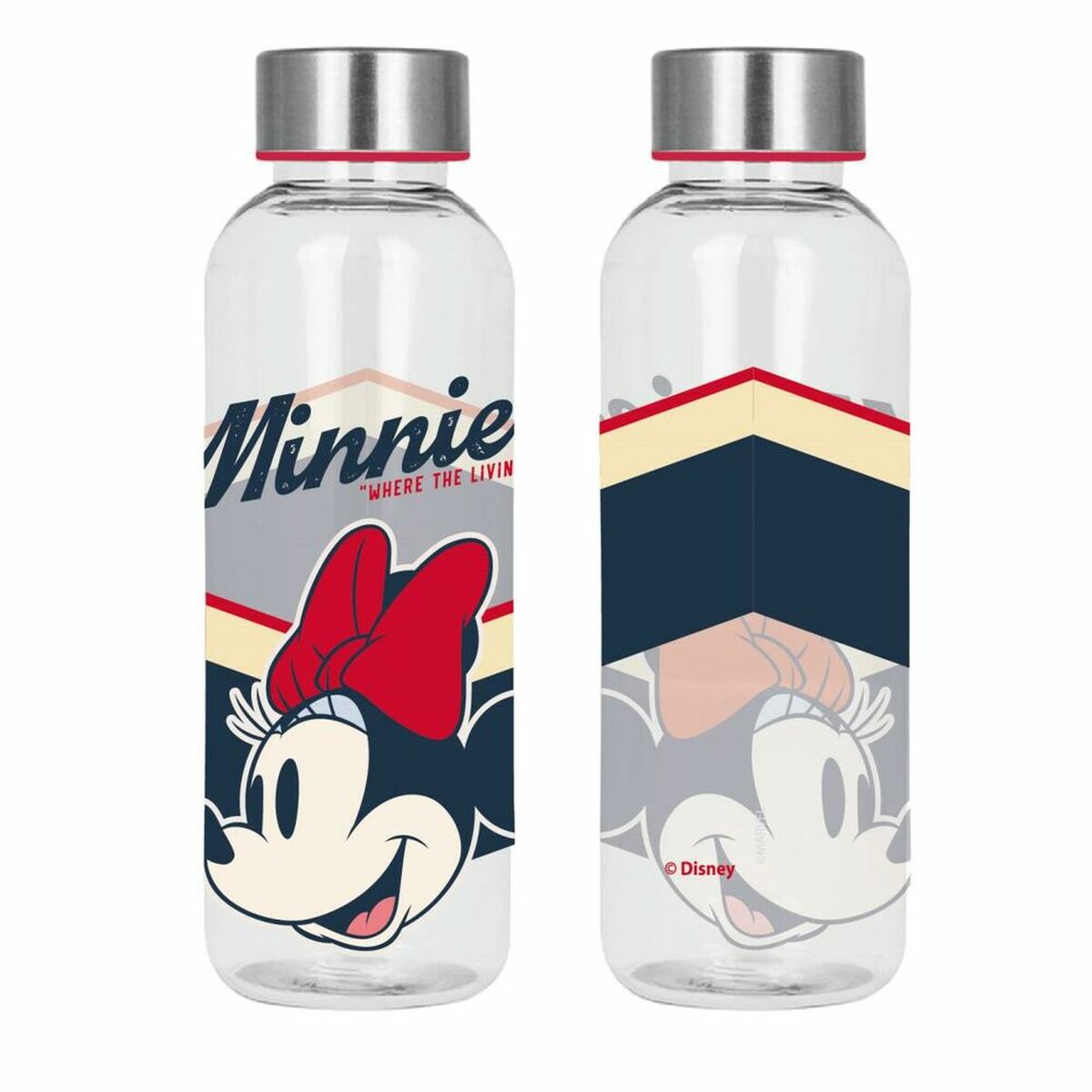 Bouteille d'Eau Minnie Mouse 850 ml Rouge PET