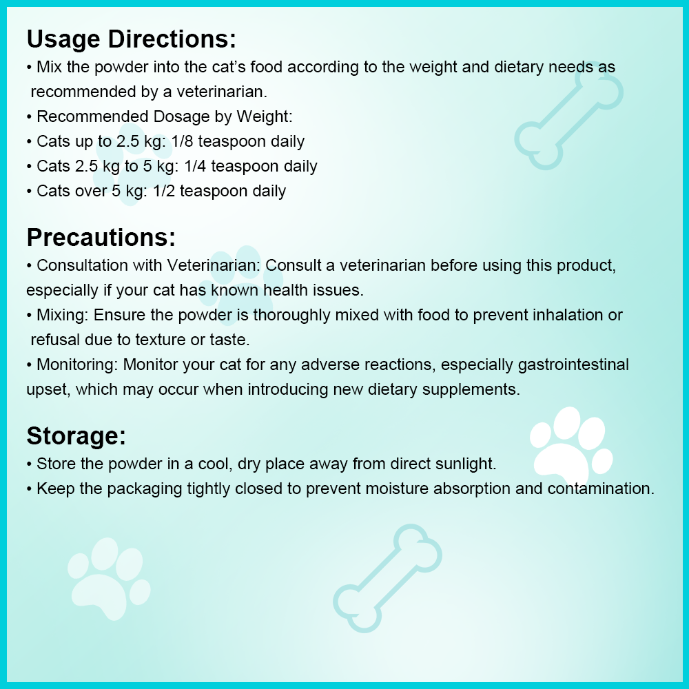 Poudre Digestive pour Chat