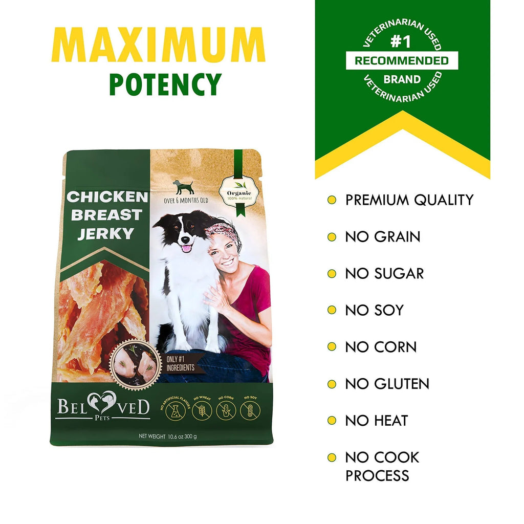Friandises au Poulet pour Chien 100% Naturelles et Biologiques