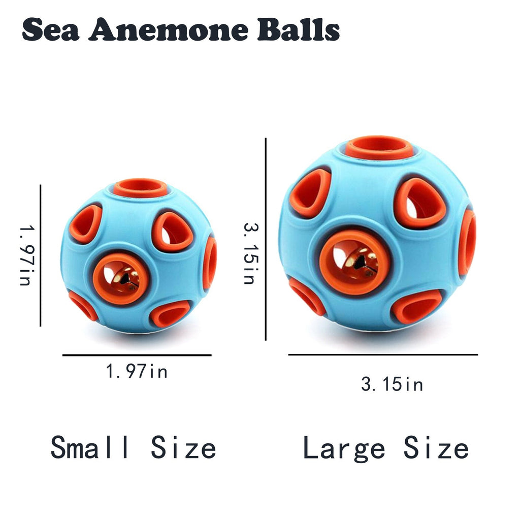 Balle en Caoutchouc avec Son de Cloche - Lot de 2