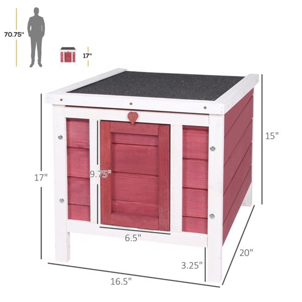 Maison en Bois Confortable pour Chien et Autres Animaux