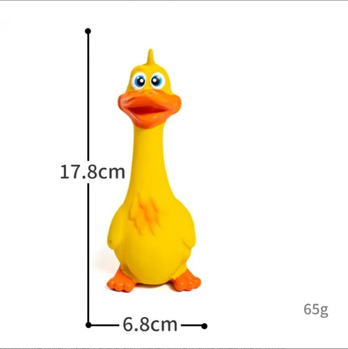 Jouet à mâcher interactif en latex - Canard mignon