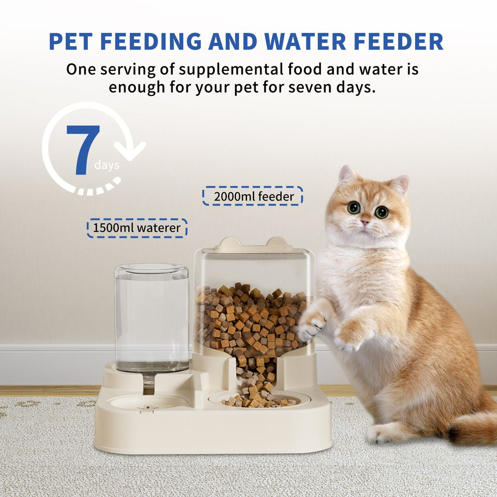 Distributeur transparent pour l'alimentation et l'hydratation des animaux
