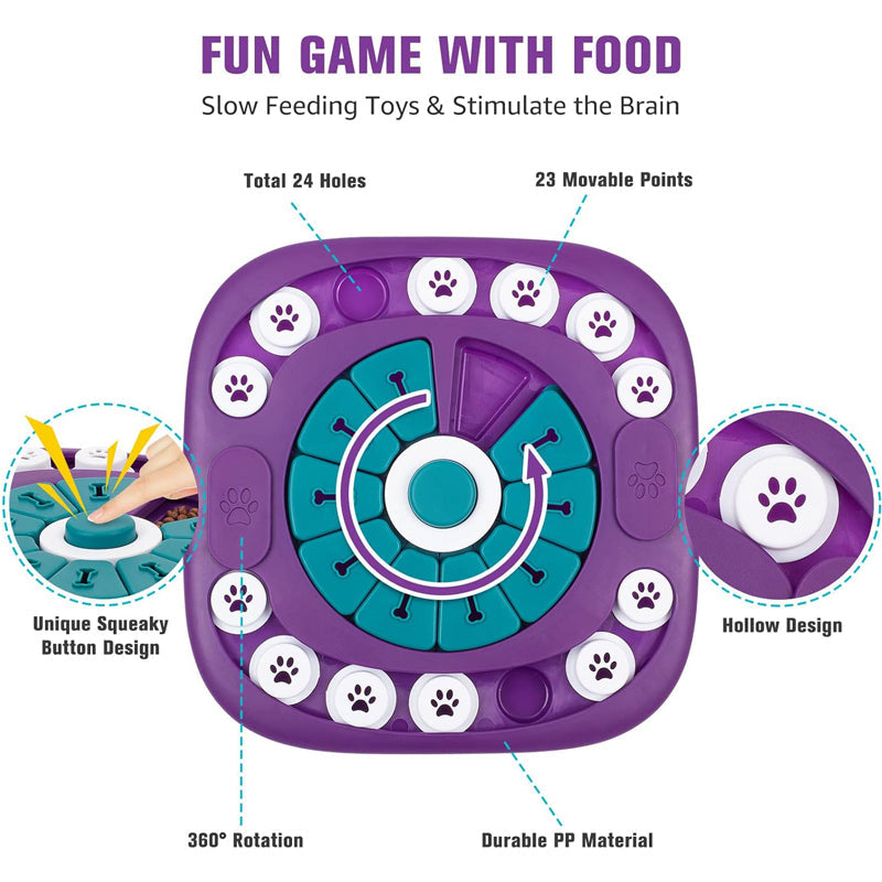 Jouet Puzzle Interactif pour Chien