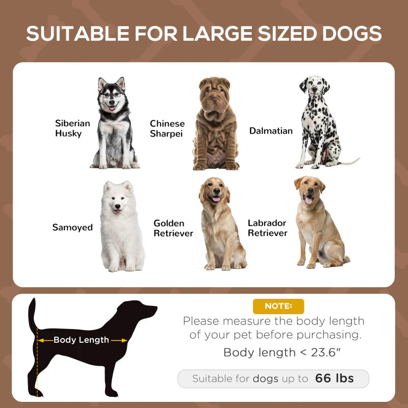 Lit pour chien surélevé et portable avec auvent de protection UV