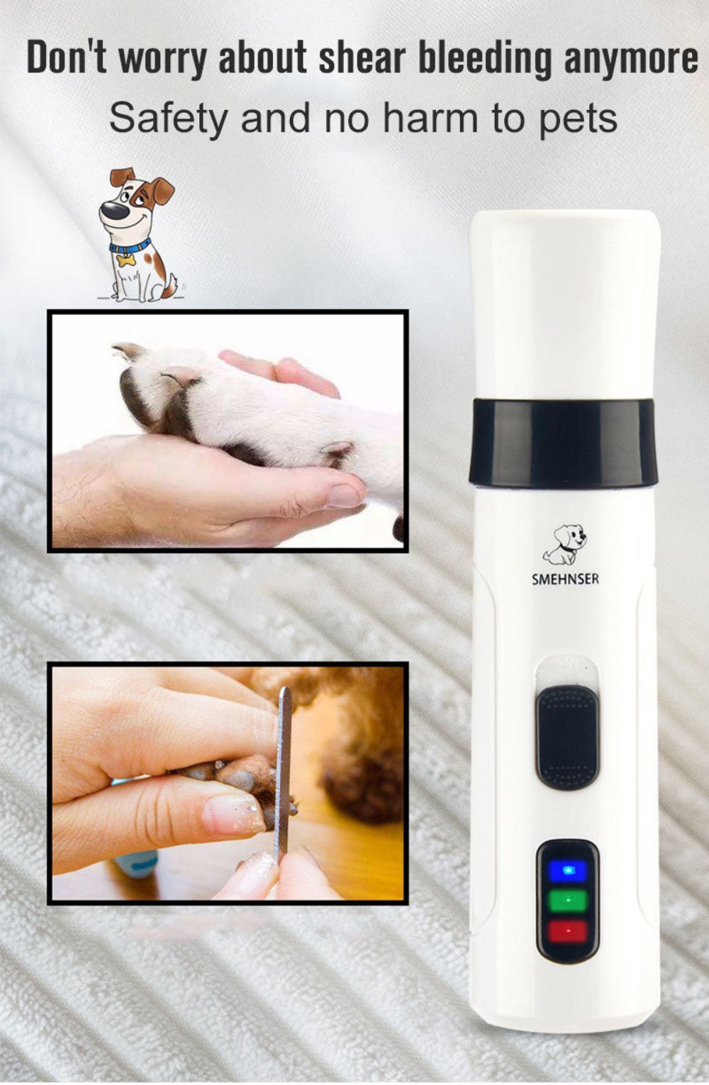 Coupe-Ongles Sans Fil pour Animaux