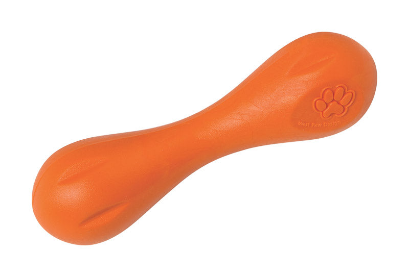 Os à mâcher en caoutchouc synthétique orange