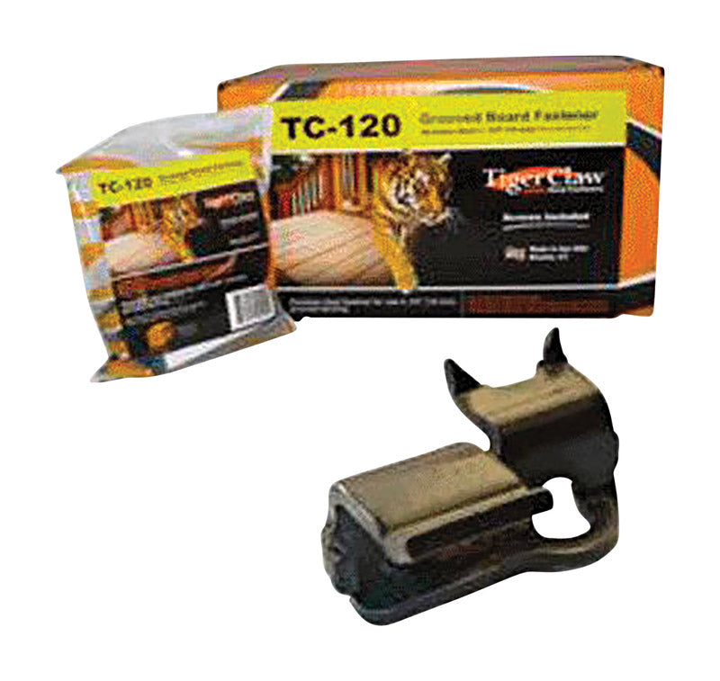 Griffe de Tigre 5915368 N° 6 Fixations Cachées en Acier Inoxydable Noir Oxydé