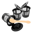 3pcs Reusable Coffee Filter Pod avec Spoon