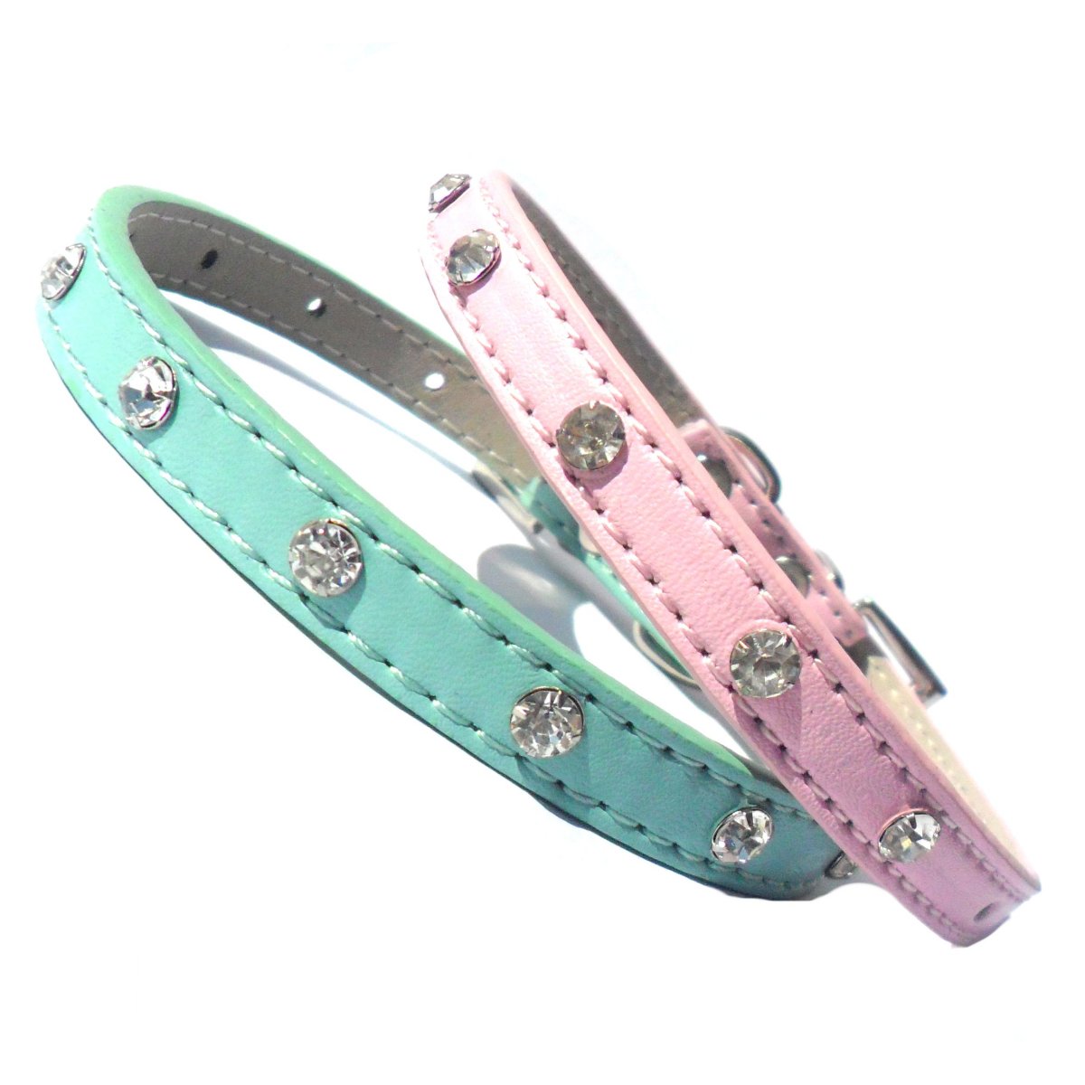 Baby Diamante Collier - Pink