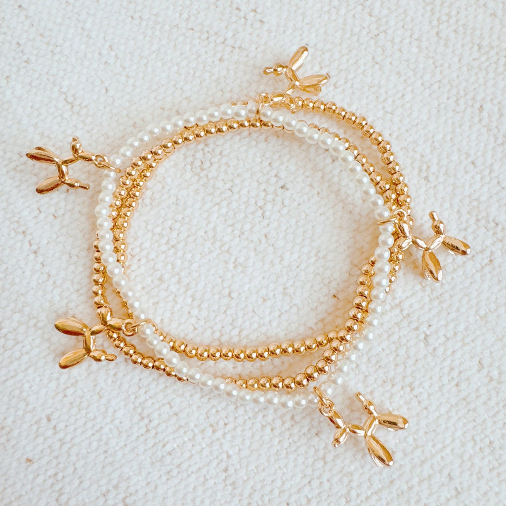 Ensemble de 3 Bracelets Élastiques pour Chiots en Forme de Ballon