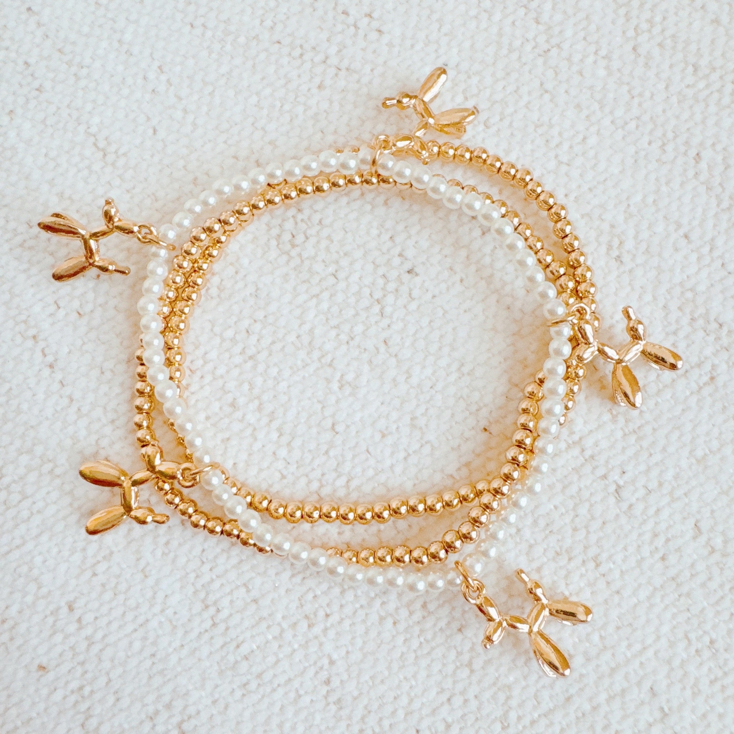 Ensemble de 3 Bracelets Élastiques pour Chiots en Forme de Ballon