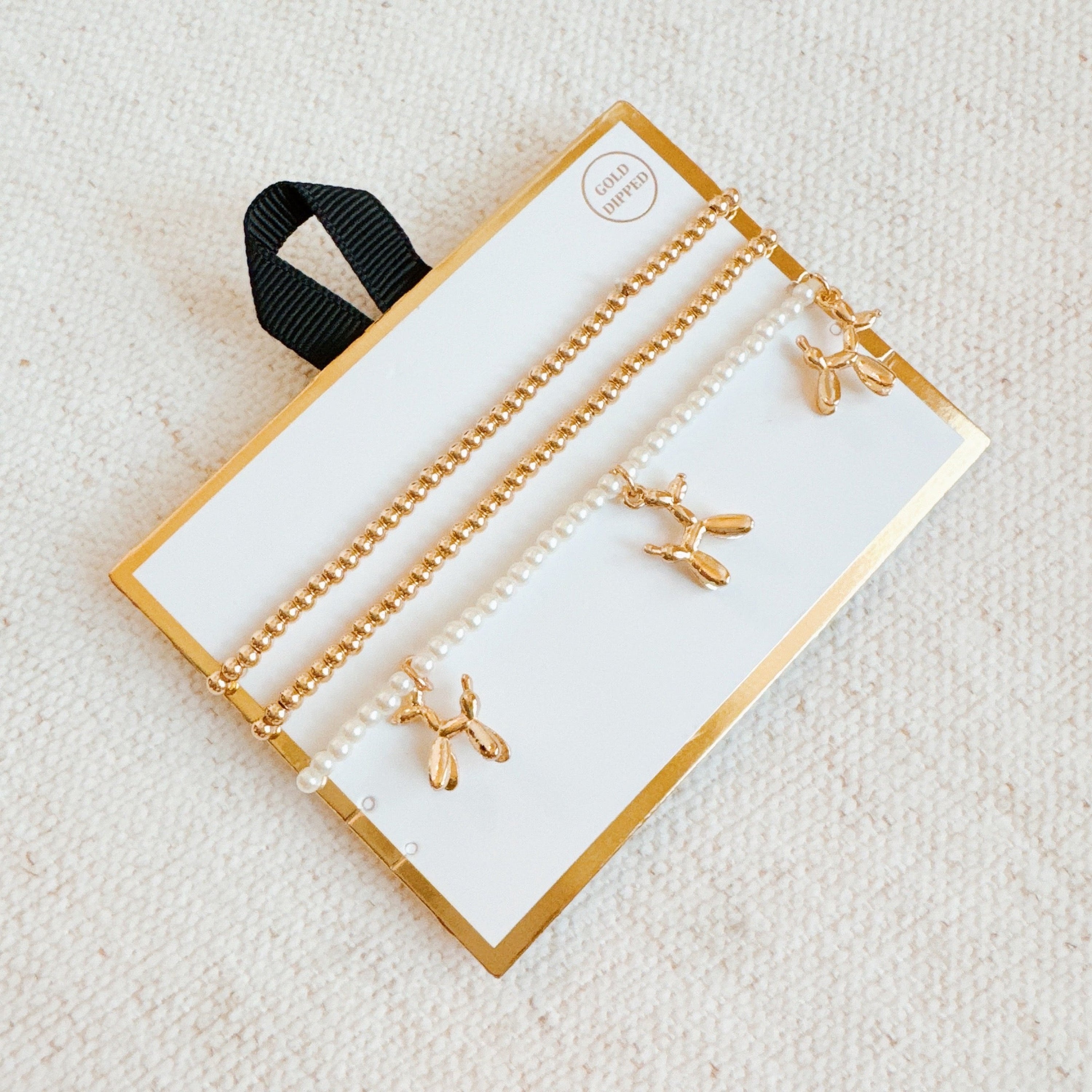 Ensemble de 3 Bracelets Élastiques pour Chiots en Forme de Ballon