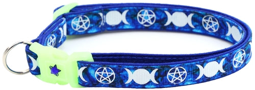 Familiar de Sorcière sur Collier de Chat Saphir