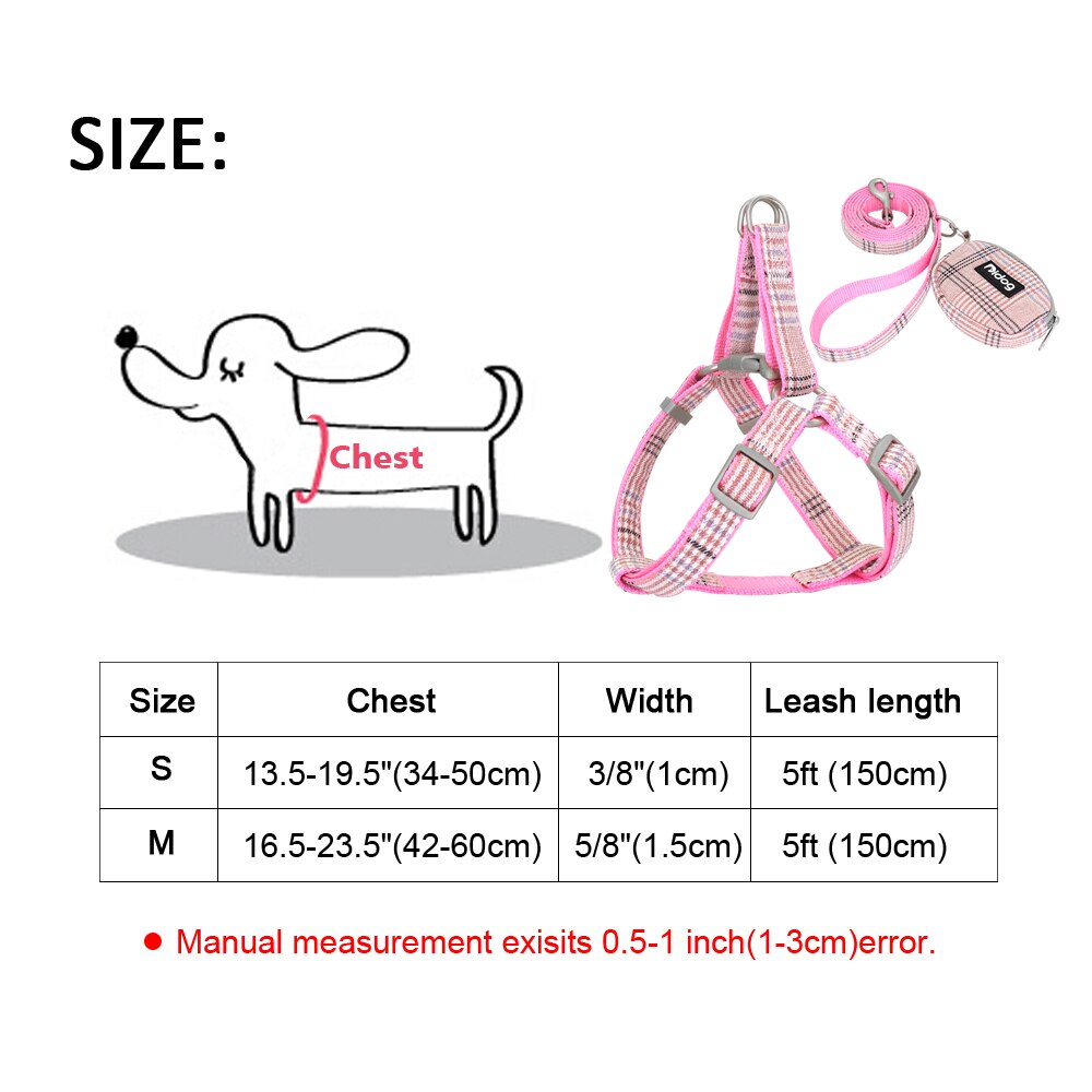 Harnais Réglable en Nylon pour Chiens et Chiots