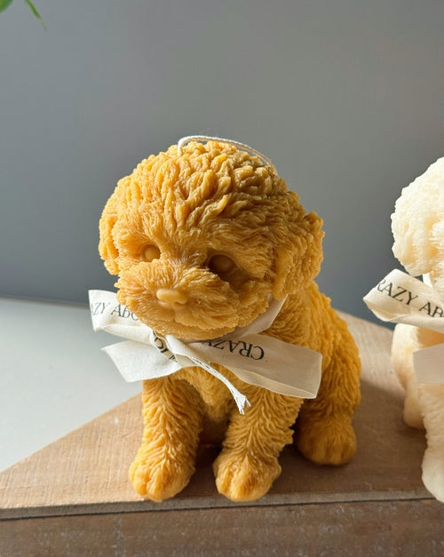 Bougie Grand Chiot - Parfaite pour les Amateurs de Chiens