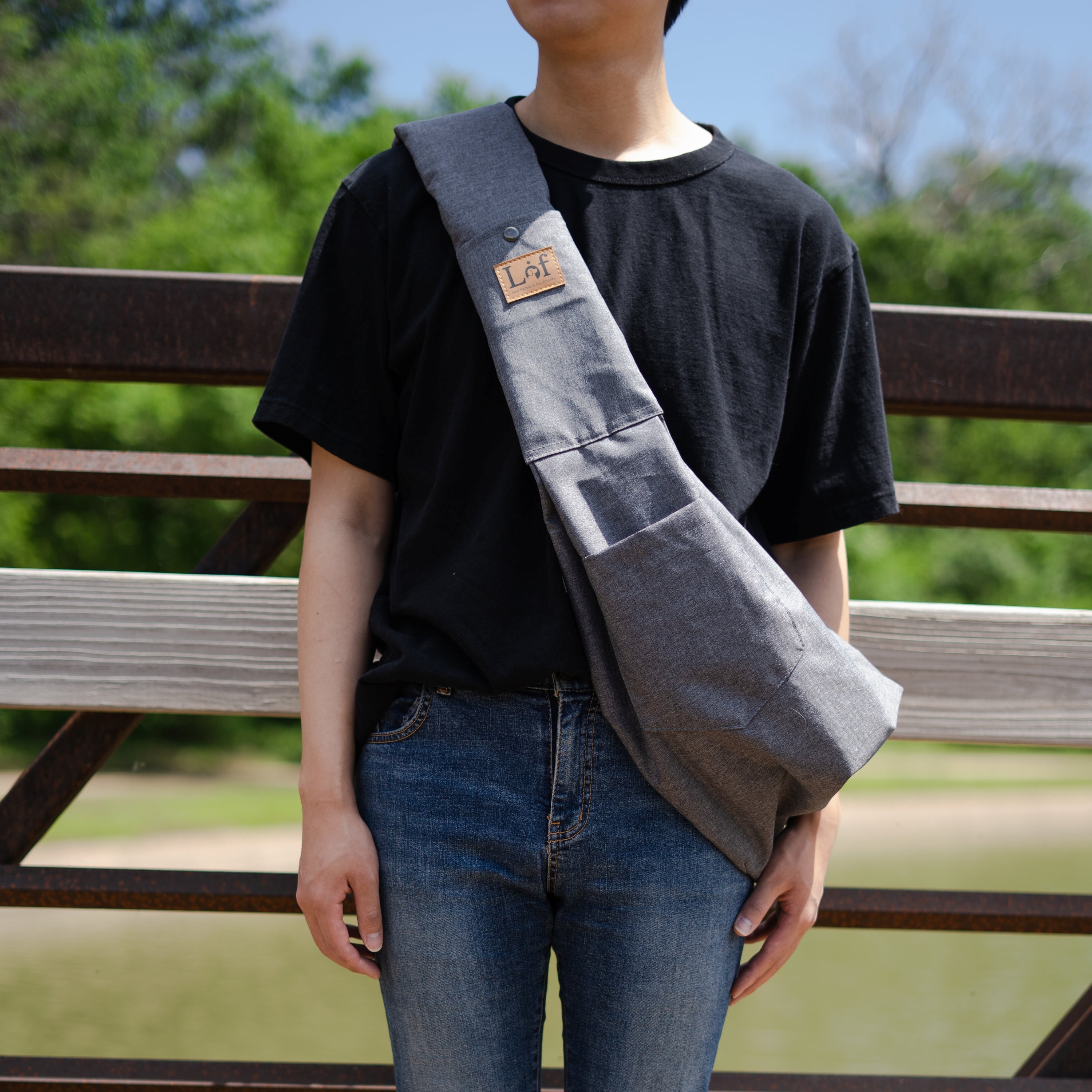 Sac Sling en Maille pour Animaux - Confortable et Pratique