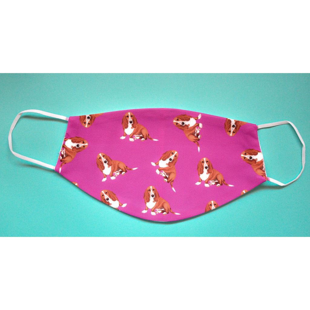 Masque de visage de Basset Hound