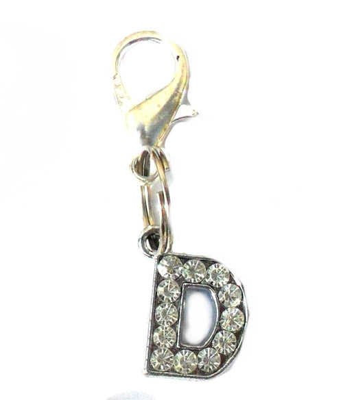 A-Z Crystal Letter Animal Charms