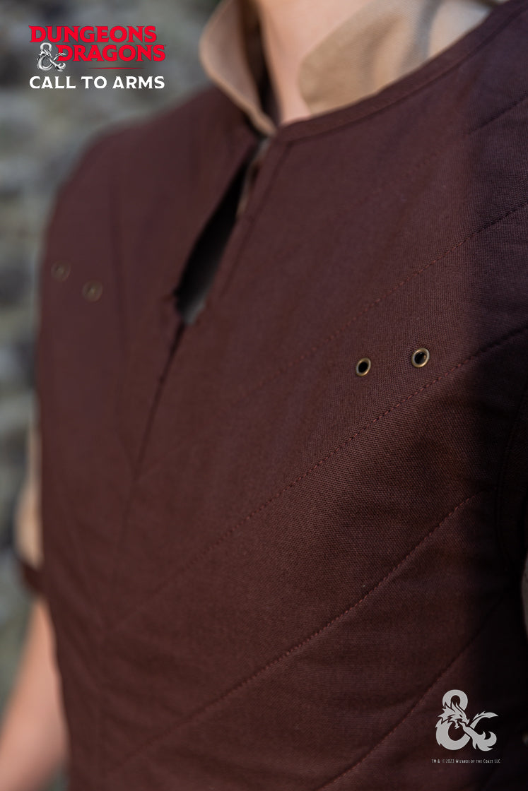 Gilet de Combattant Dungeons & Dragons Marron