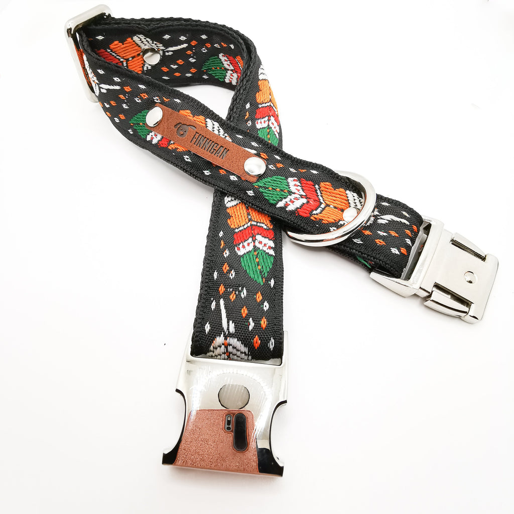 Collier en coton personnalisé pour chiens majestueux