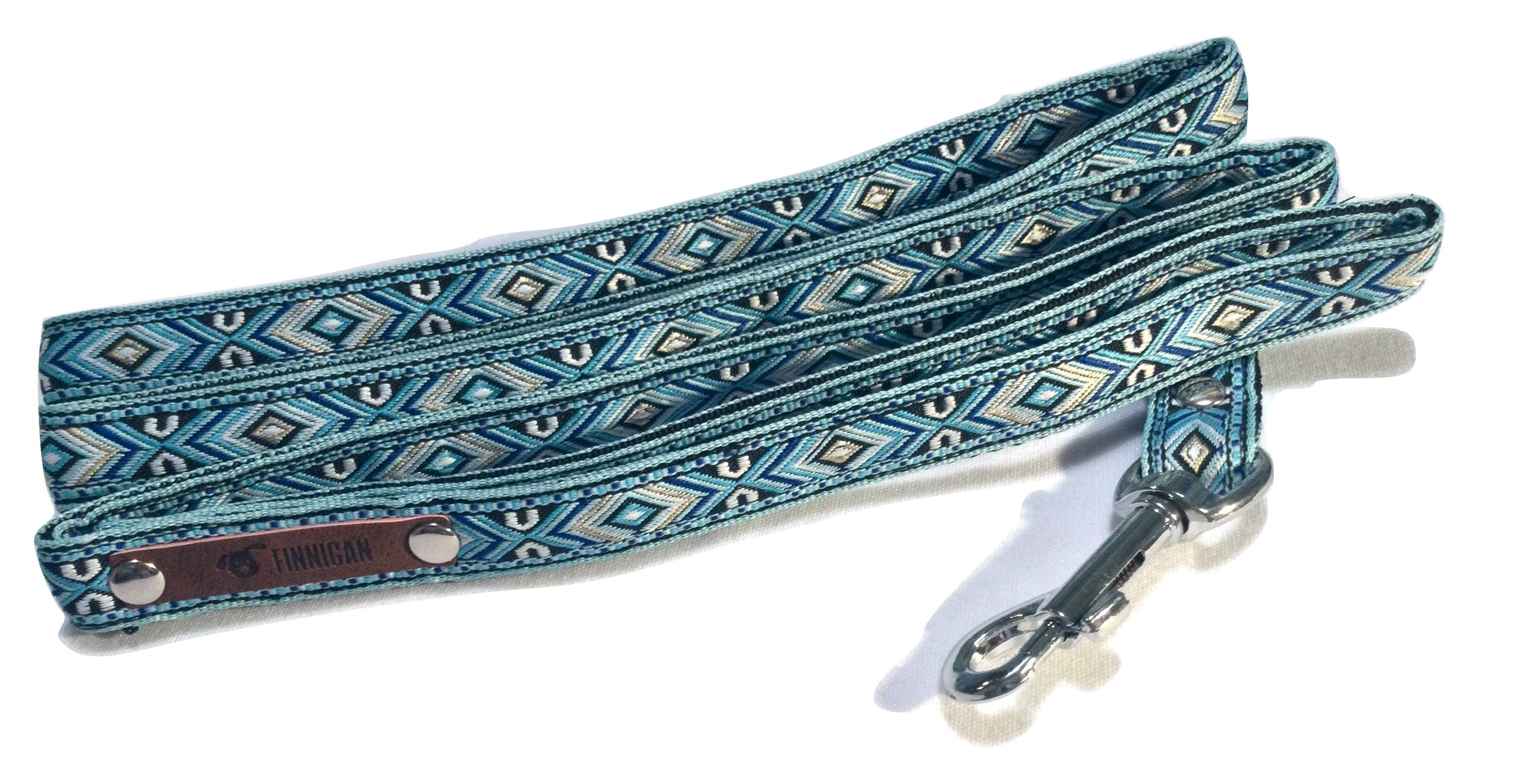 Collier Chien Designer Gravé en Coton