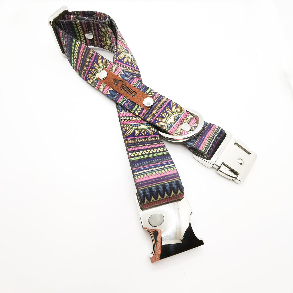 Collier en coton pour chien Parc de jeu
