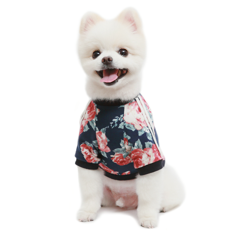 T-shirt en jersey à fleurs