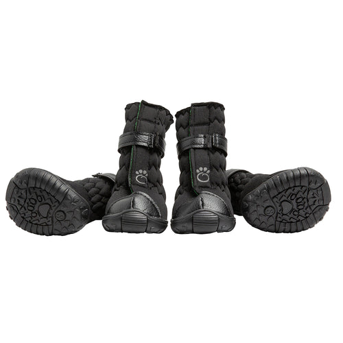 Bottes Élastiques pour Chien - Noires