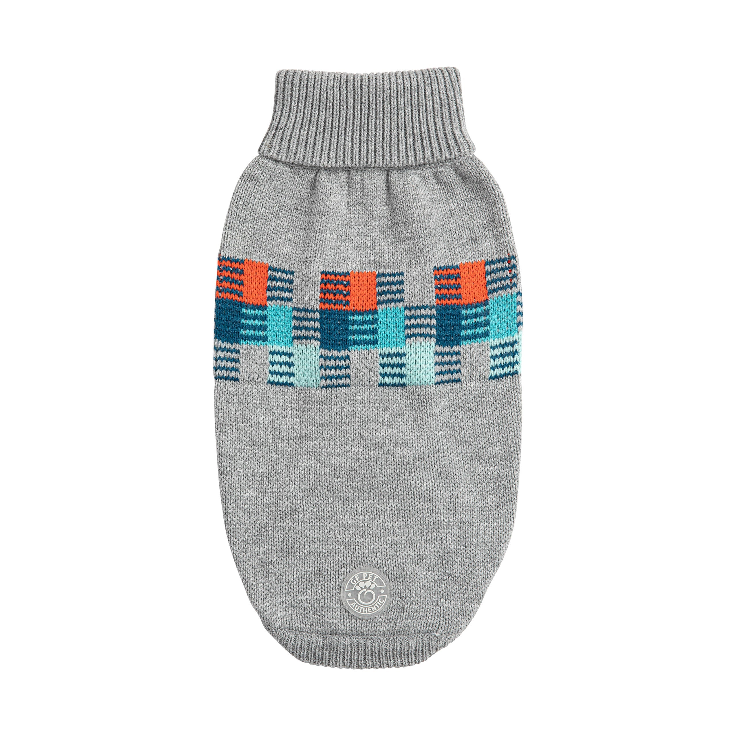 Pull d'hiver marin - Mélange gris