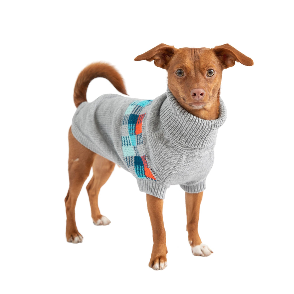 Pull d'hiver marin - Mélange gris