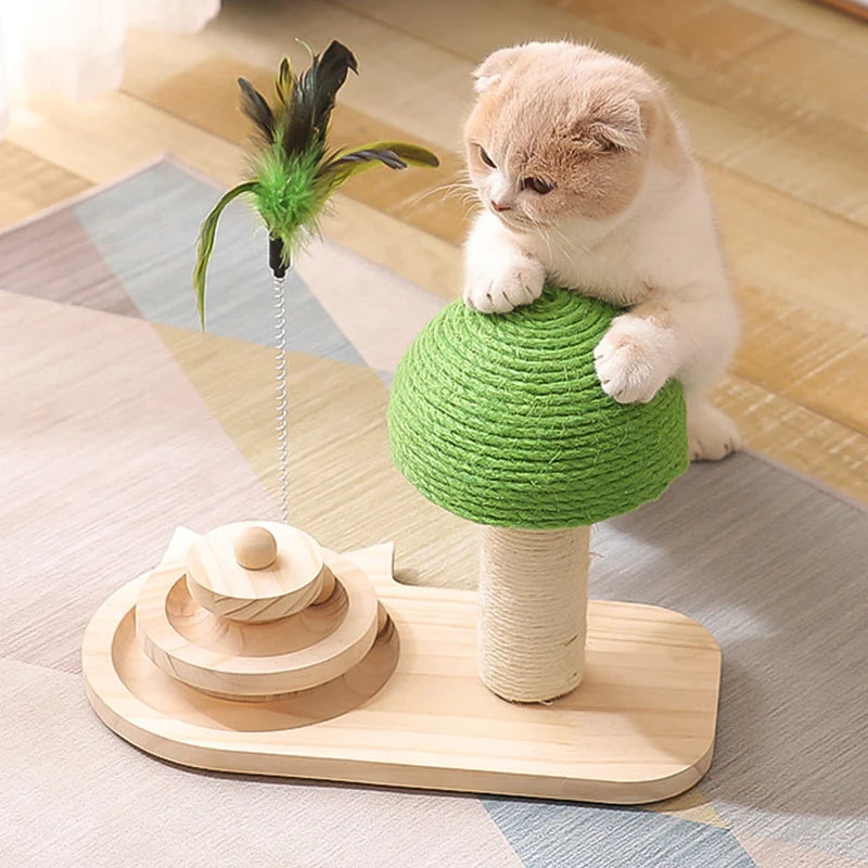 Griffoir pour animaux avec jouet