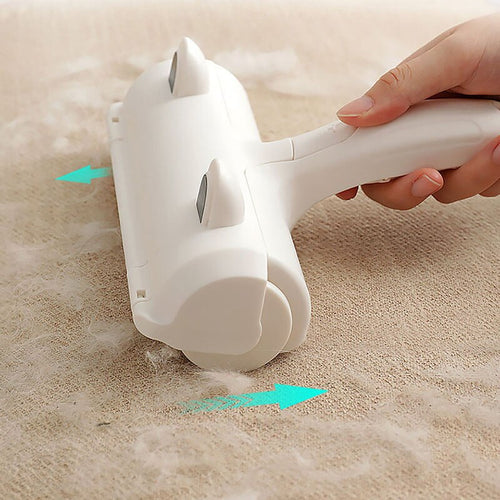 2-Way Remove Animal Hair Roller Chien Chat Hair Remover Brosse Carpet