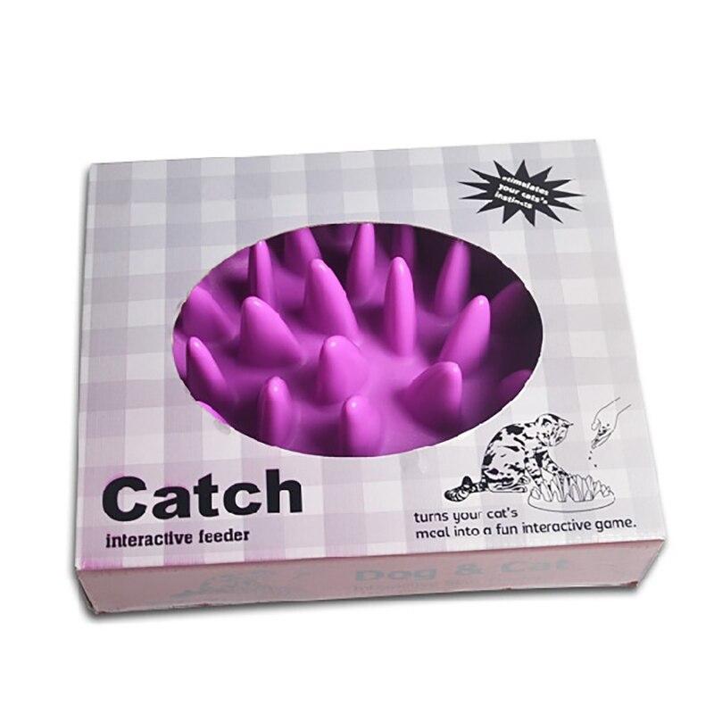 Distributeur de nourriture en silicone pour chats